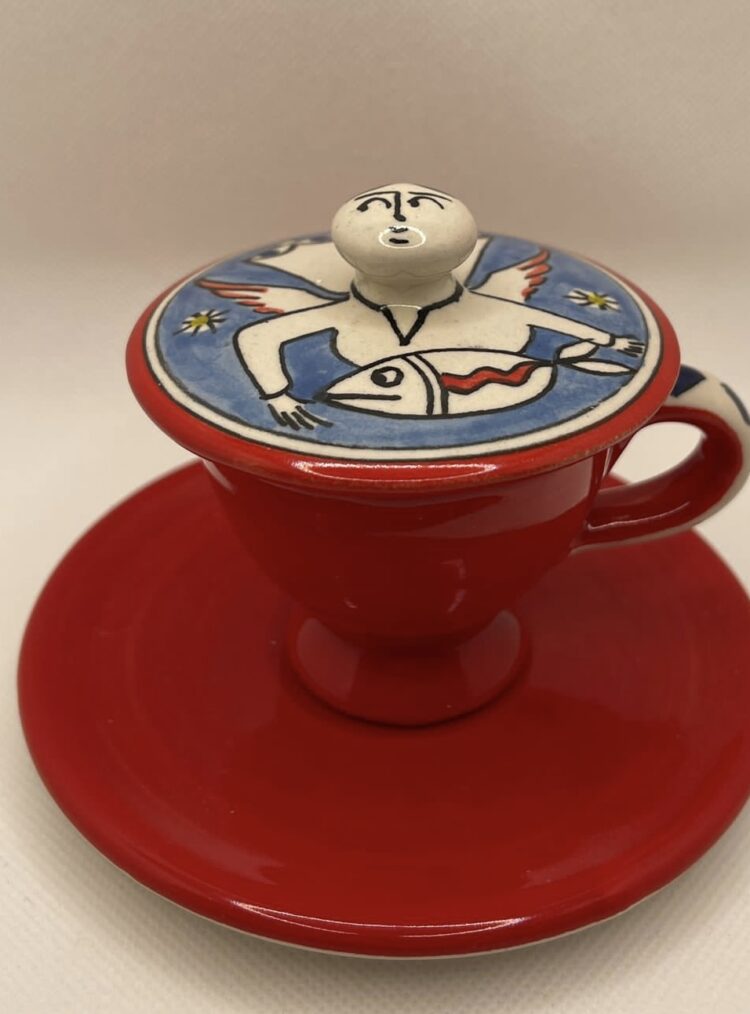 Tazzina da caffé Rossa 3