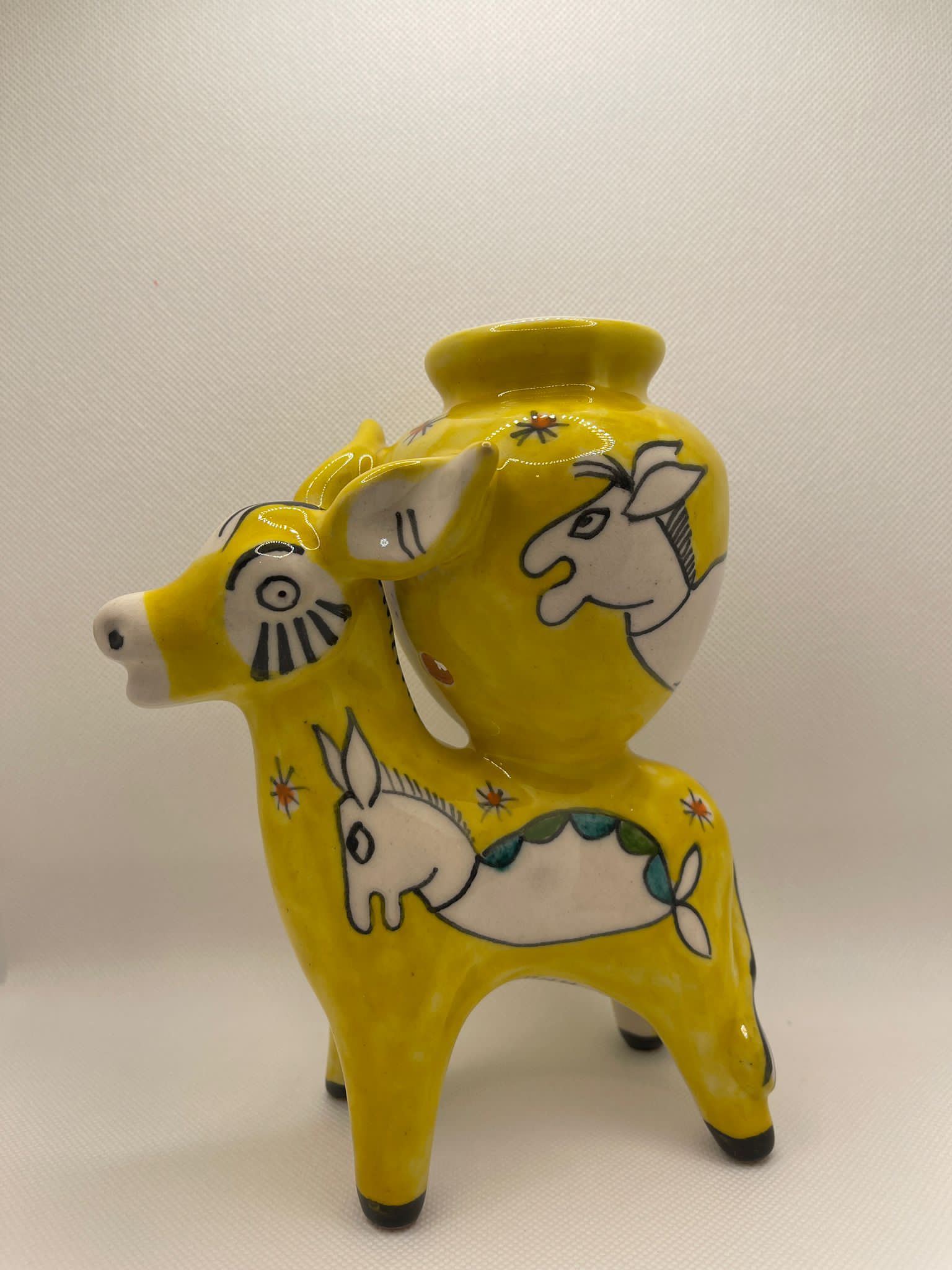 Donkey with painted jar by Pasquale Liguori - Image 7