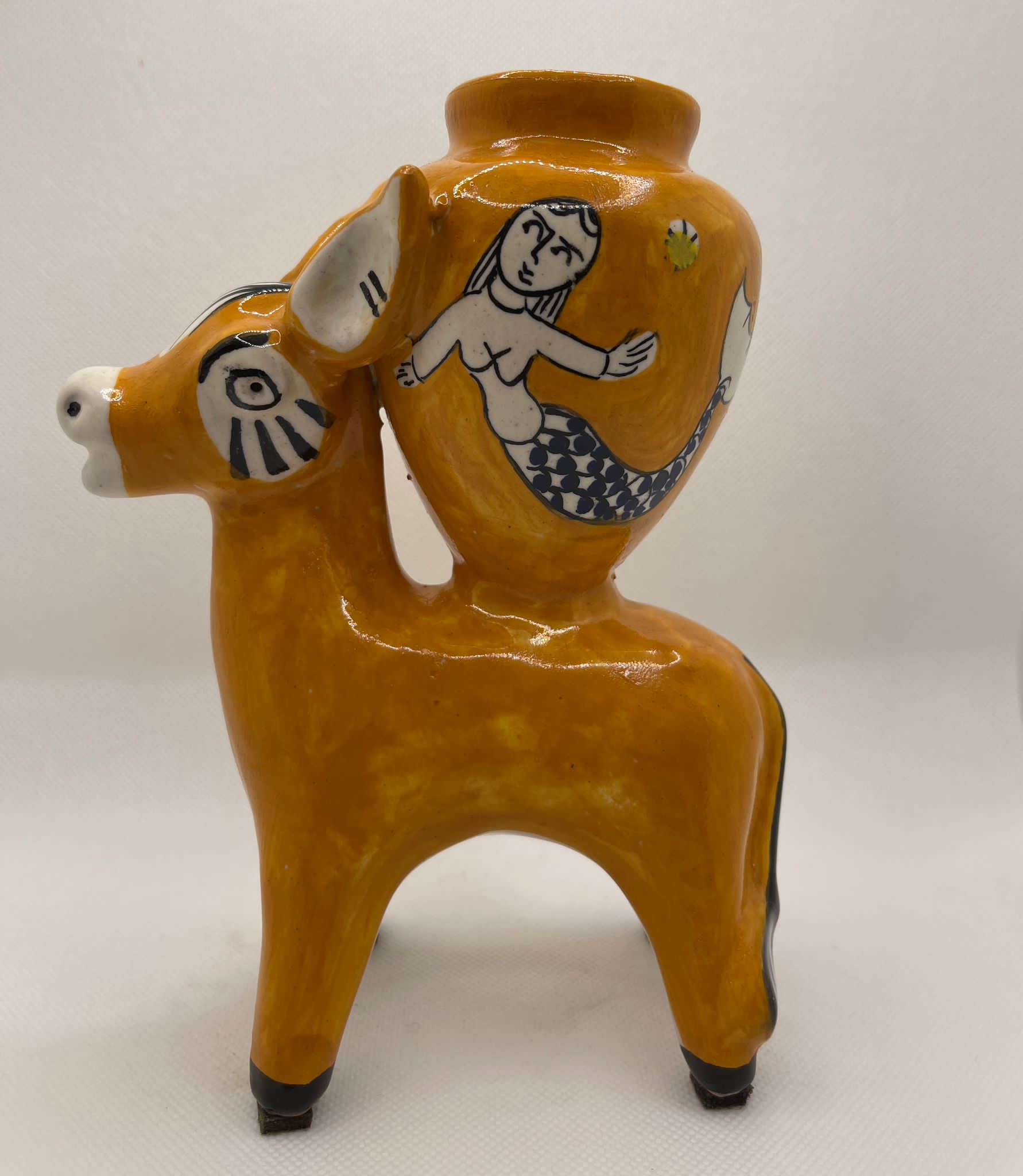 Donkey with painted jar by Pasquale Liguori - Image 6