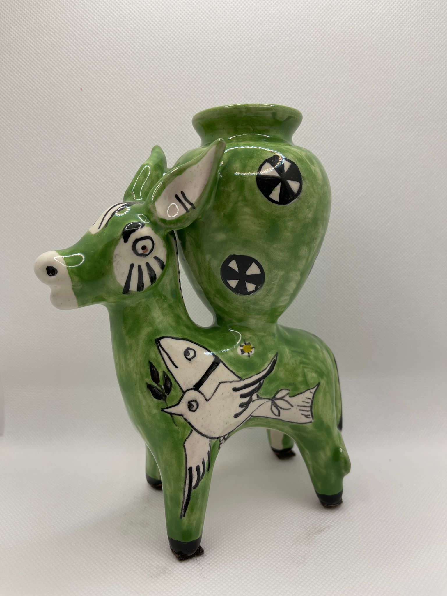 Donkey with painted jar by Pasquale Liguori - Image 3