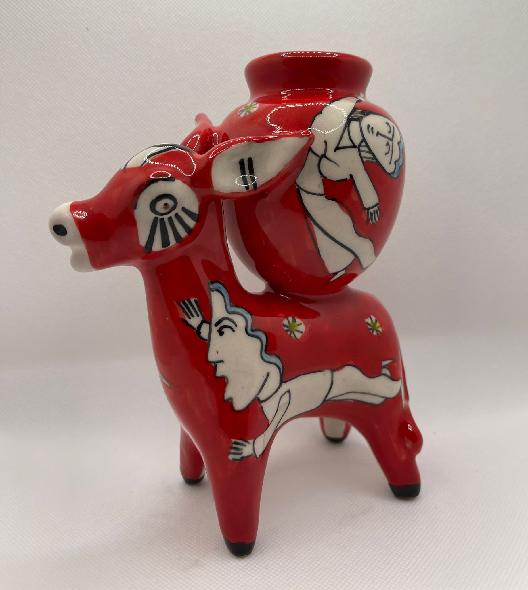 Donkey with painted jar by Pasquale Liguori - Image 5